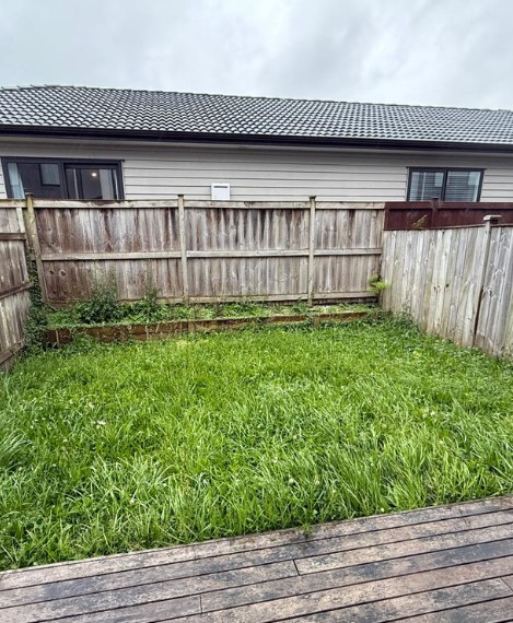 Lawn Reset — Long Grass in Papakura — before